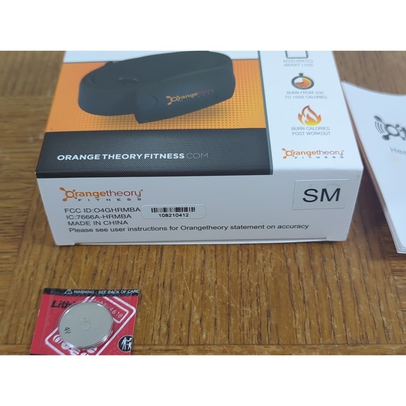 Orange Theory Fitness OT Beat Heart Rate Monitor ANT+ & Bluetooth Size Small - Picture 4 of 5